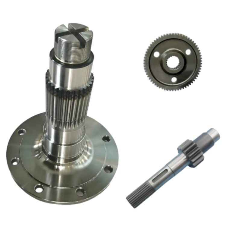 The drive assembly (side reduction assembly) gear and shaft is require efficient power transfer and torque reduction.